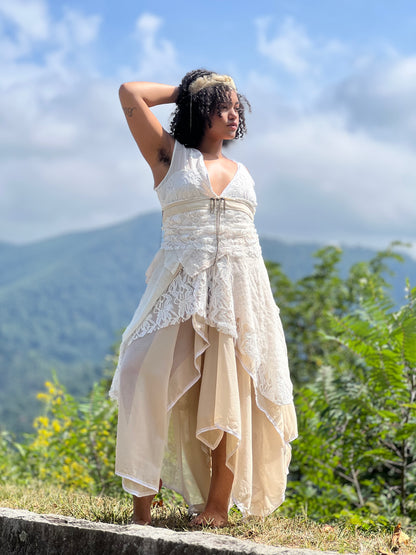 Flowers in Chain Ritual Gown