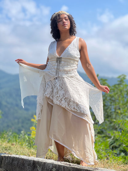 Flowers in Chain Ritual Gown
