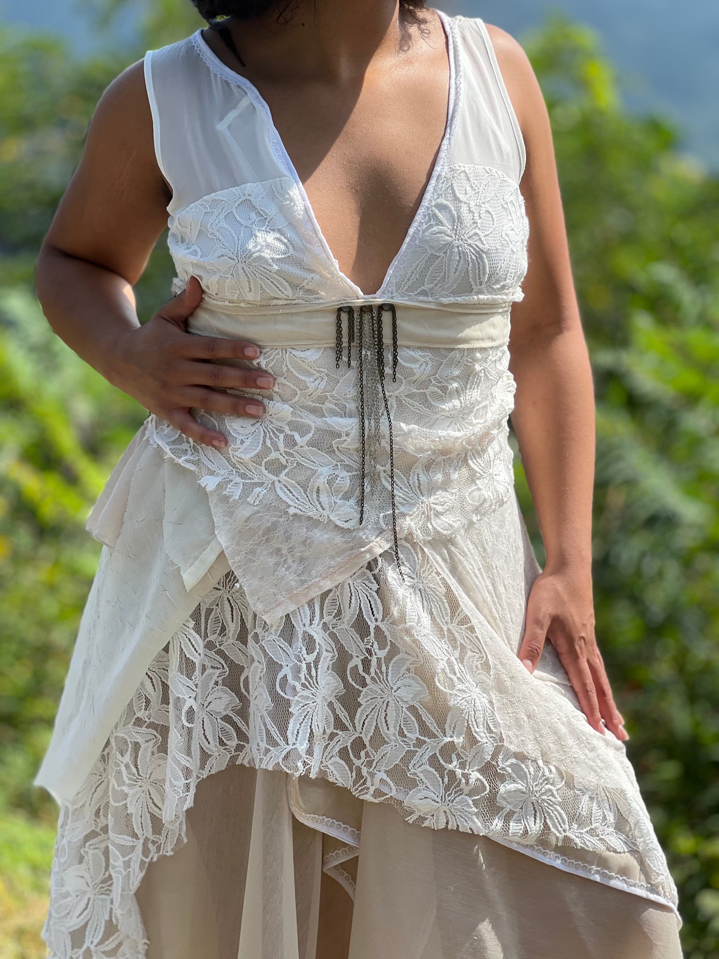 Flowers in Chain Ritual Gown