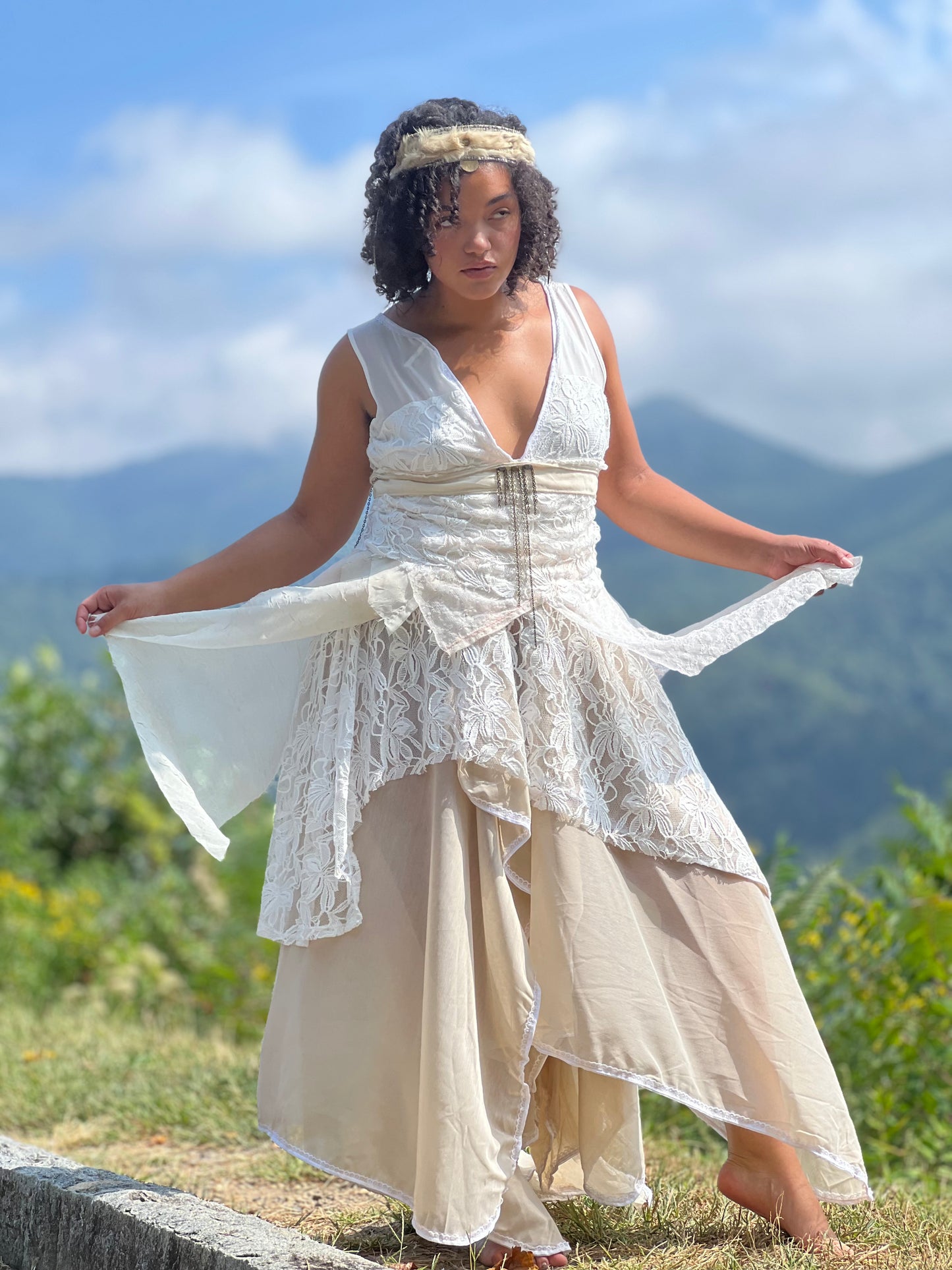 Flowers in Chain Ritual Gown