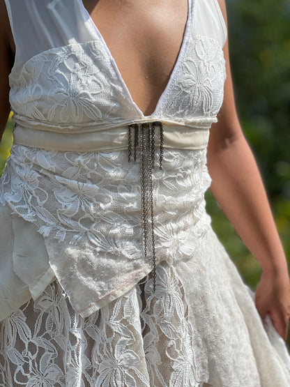 Flowers in Chain Ritual Gown
