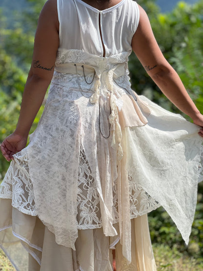 Flowers in Chain Ritual Gown