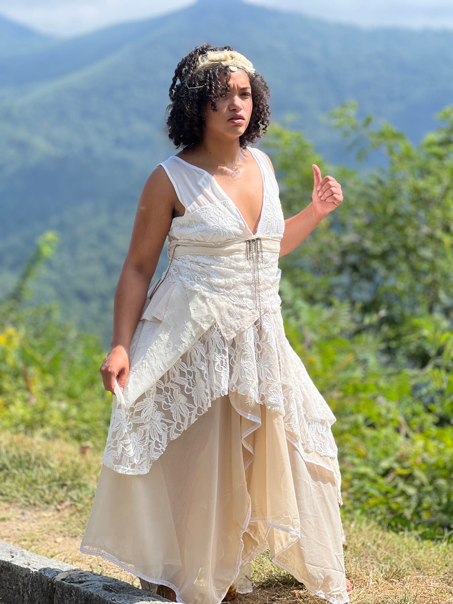 Flowers in Chain Ritual Gown