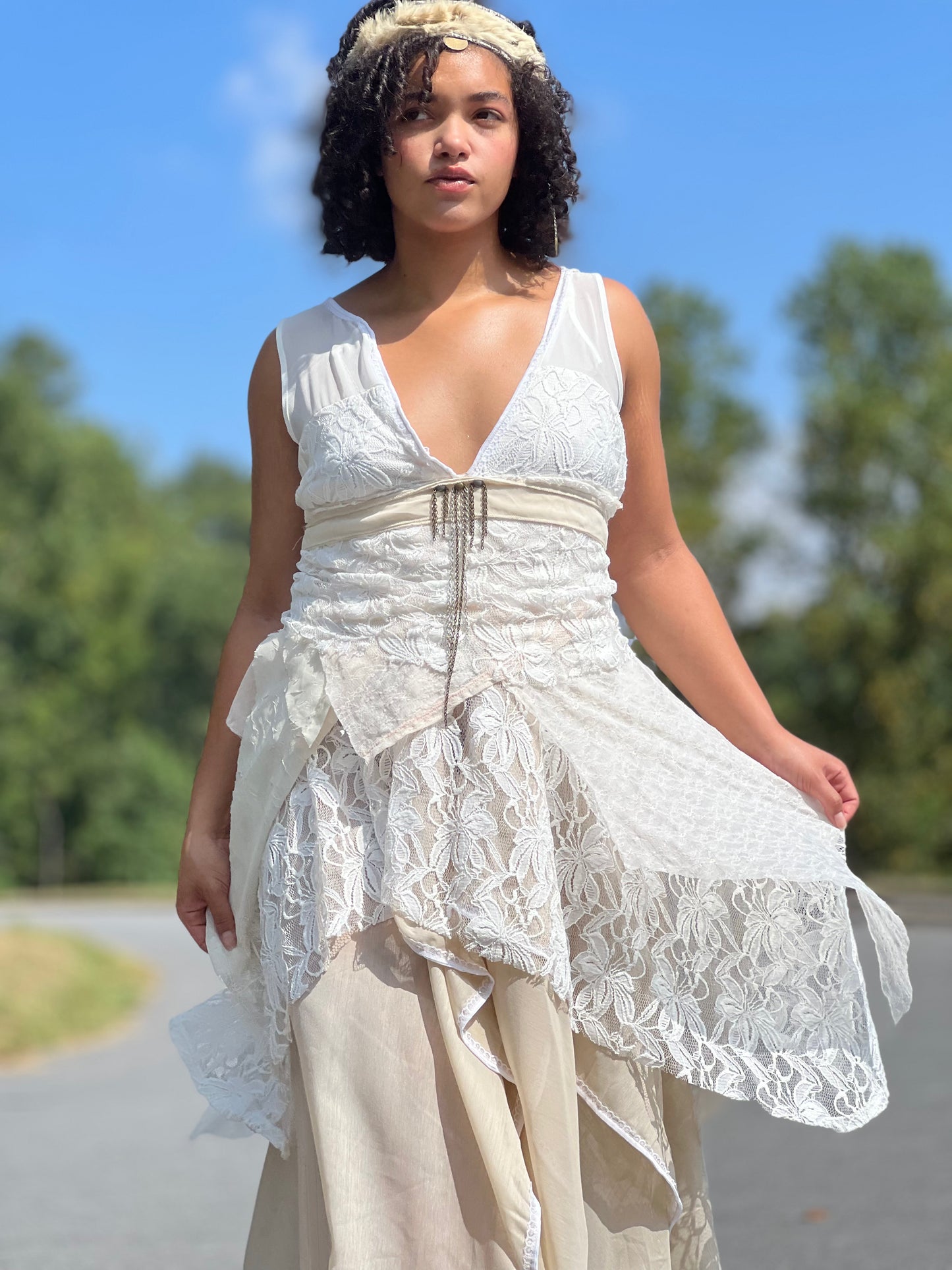 Flowers in Chain Ritual Gown