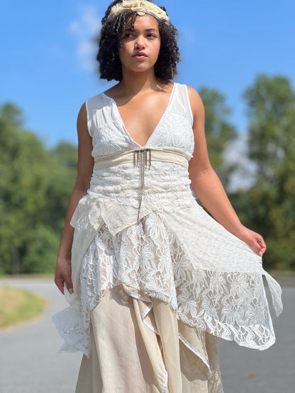 Flowers in Chain Ritual Gown