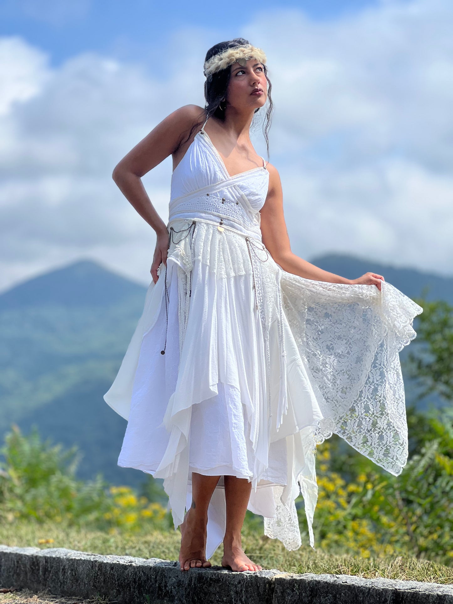 Eyelet Lace She Wolf Dress