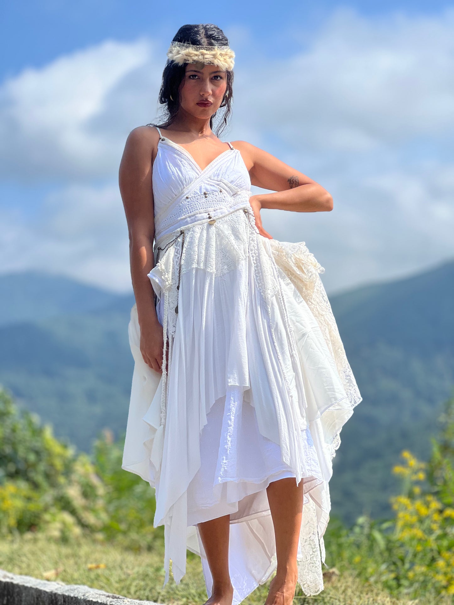 Eyelet Lace She Wolf Dress