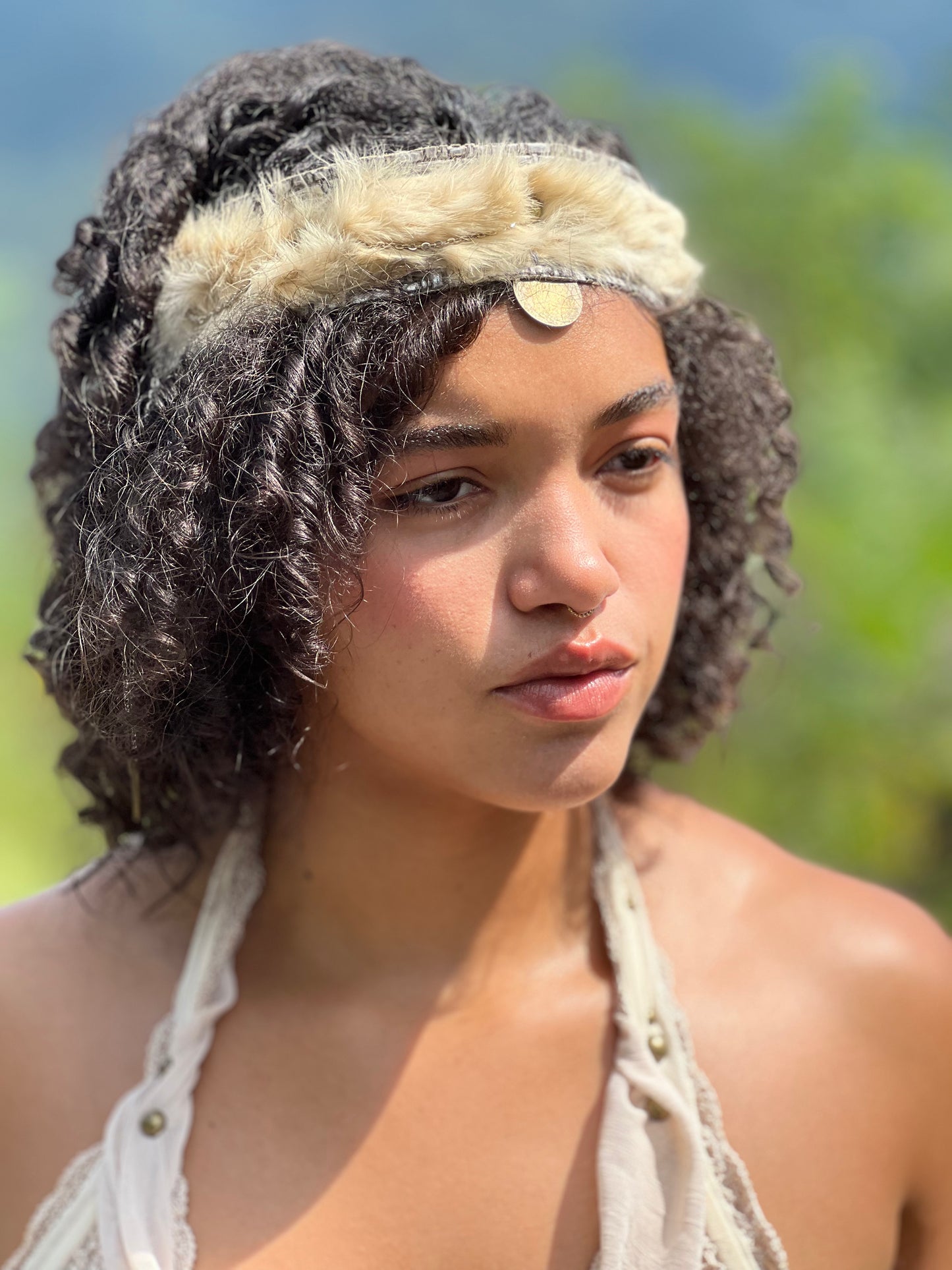 The Wild Heir Fur Crown Headpiece