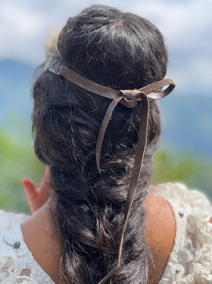 Sovereign Fawn Fur Crown Headband