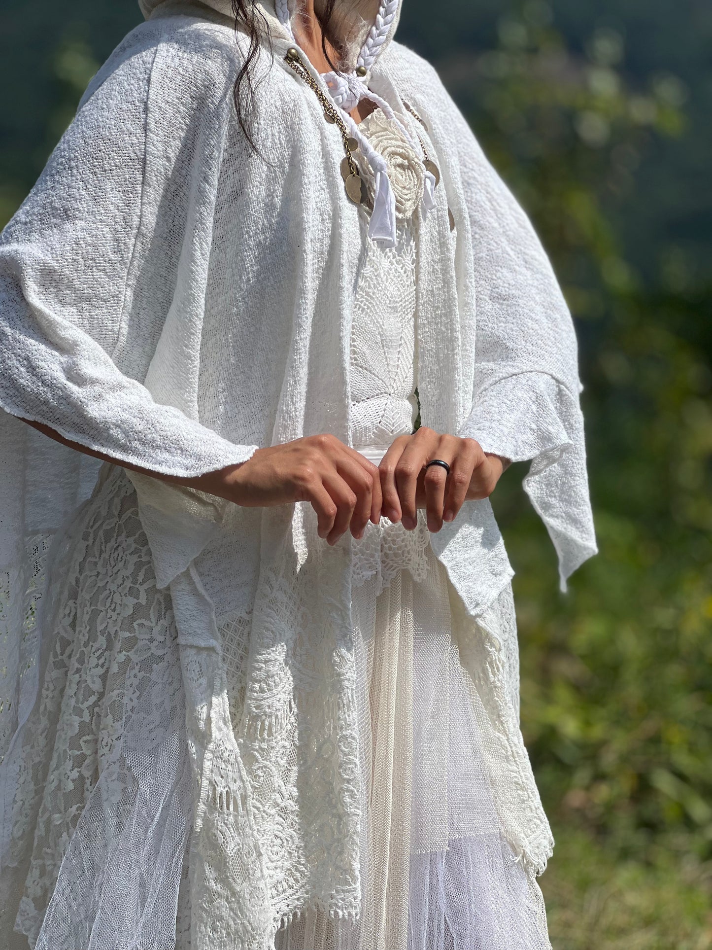 White Willow Hooded Cloak