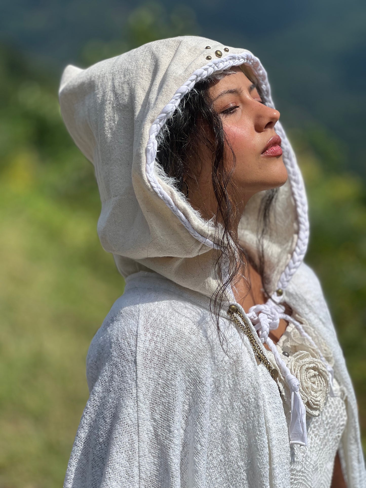 White Willow Hooded Cloak