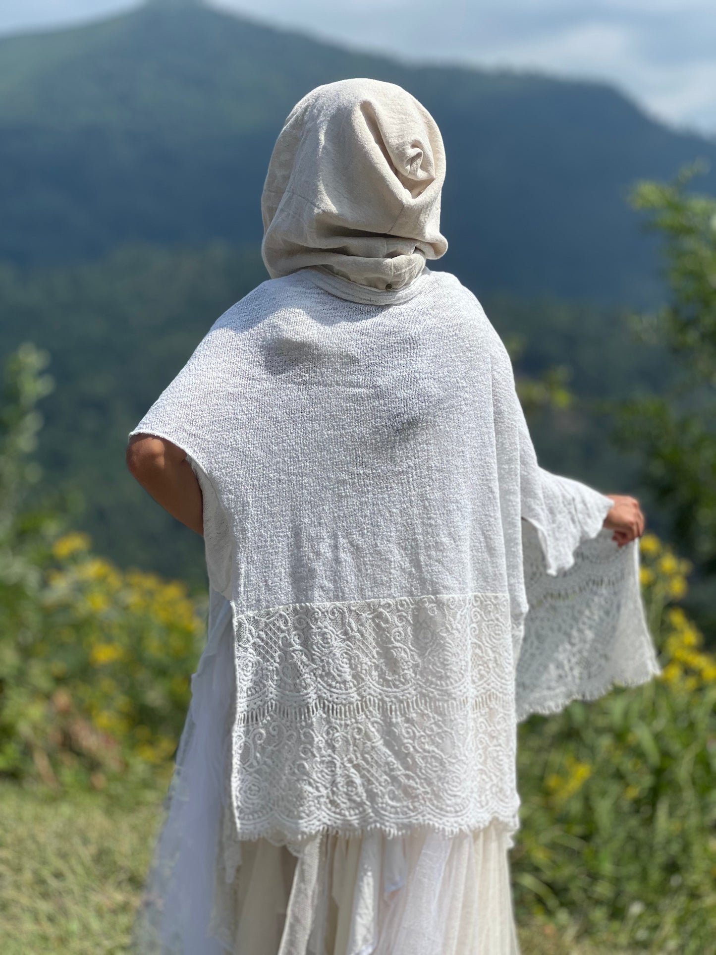 White Willow Hooded Cloak