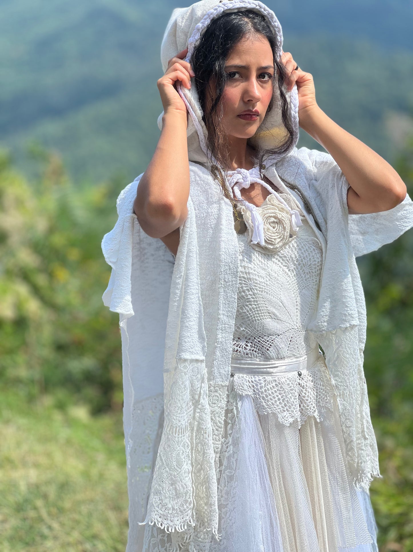White Willow Hooded Cloak