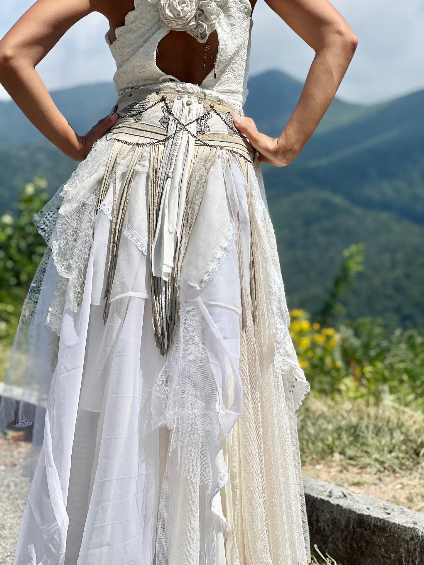 Wanderlust Leather Bustle