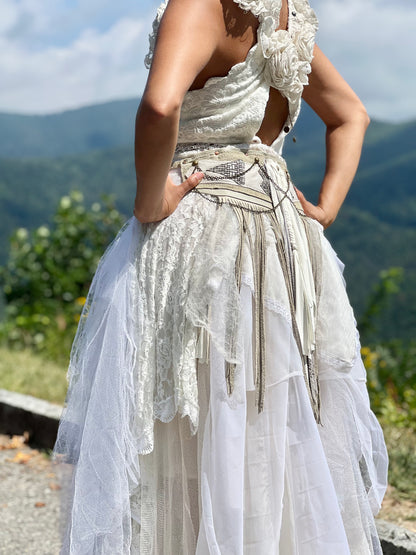 Wanderlust Leather Bustle