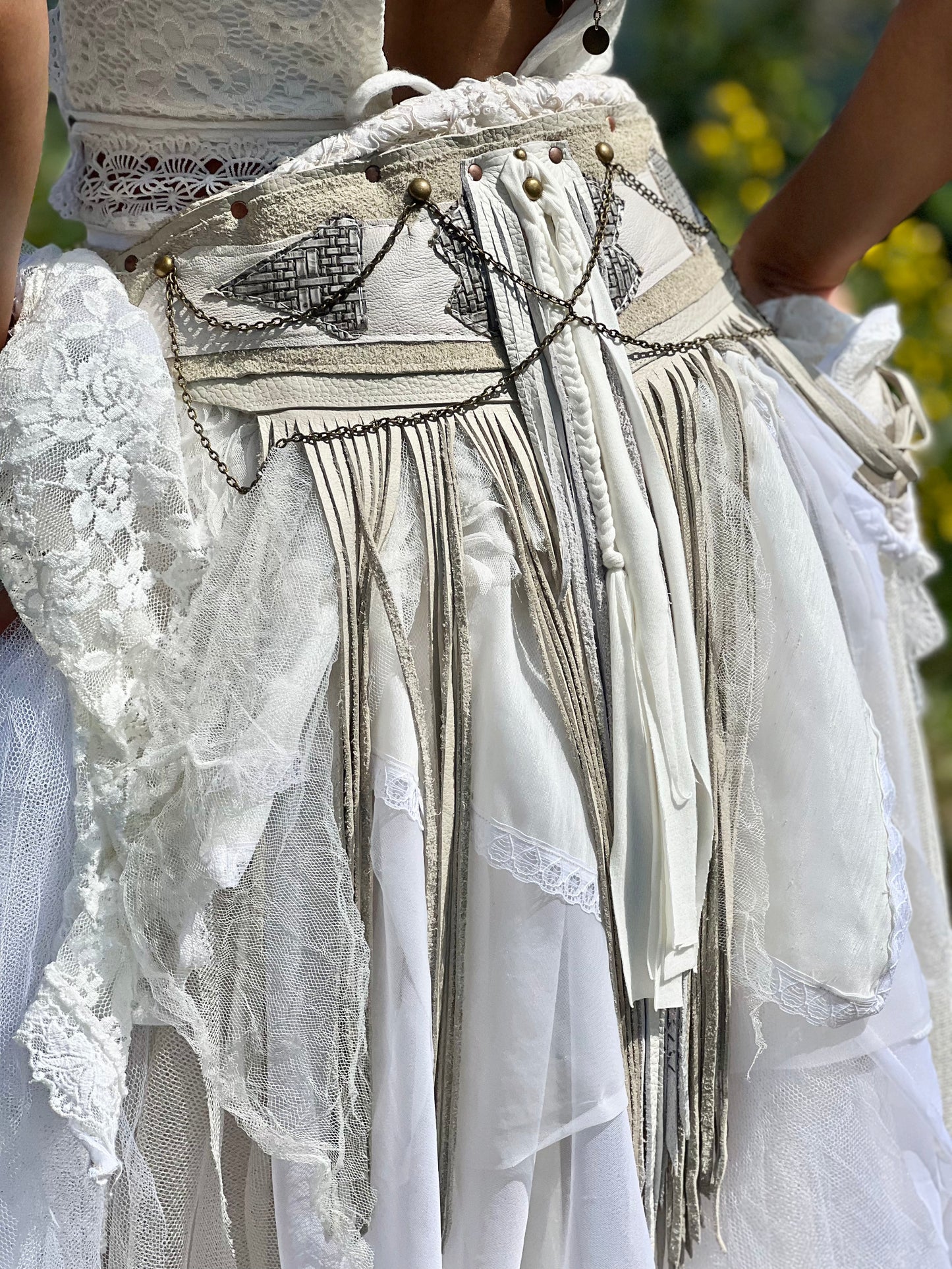 Wanderlust Leather Bustle