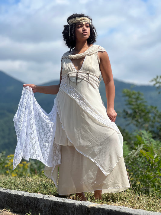 Lace Folk Ritual Gown