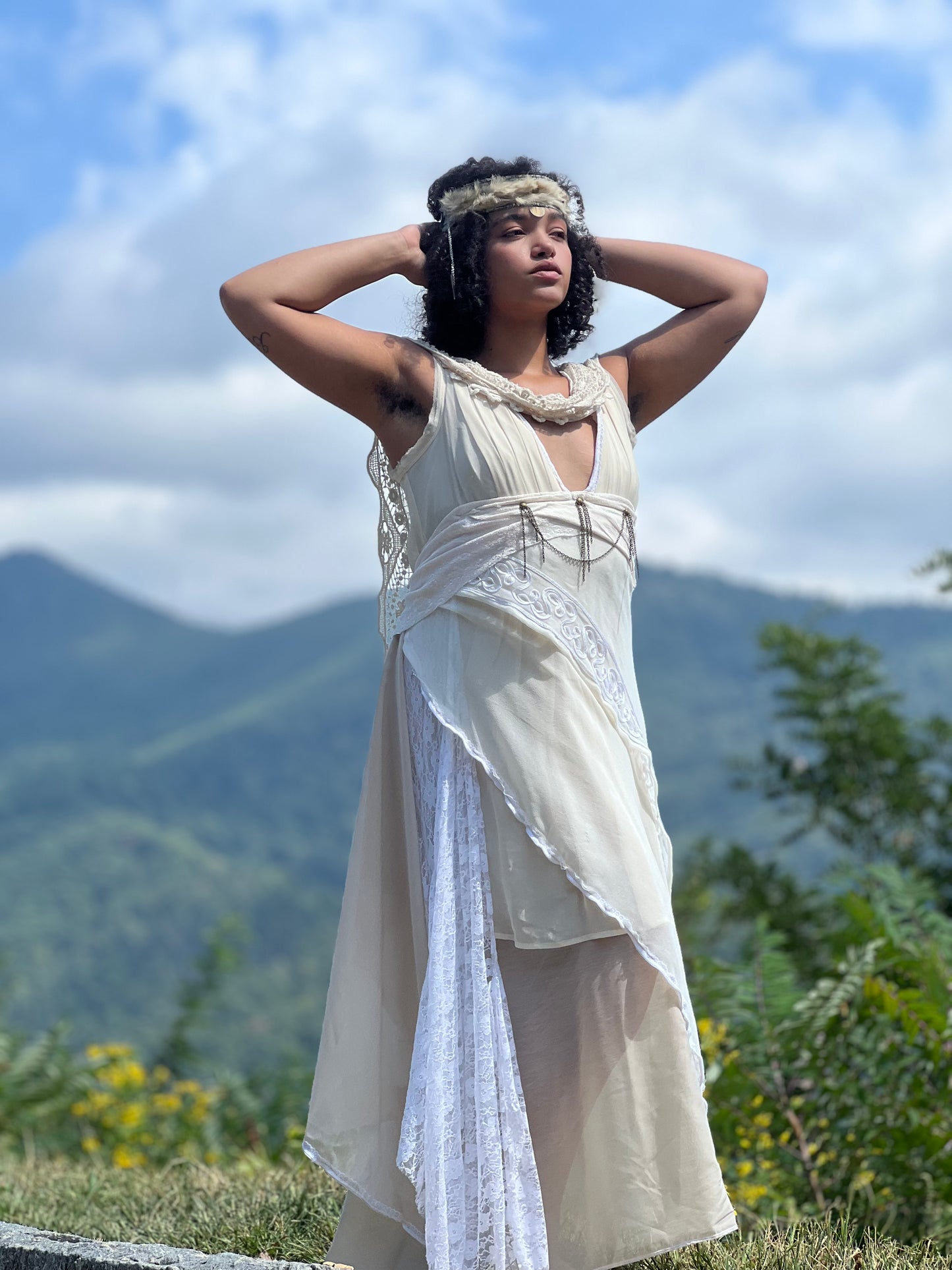 Lace Folk Ritual Gown