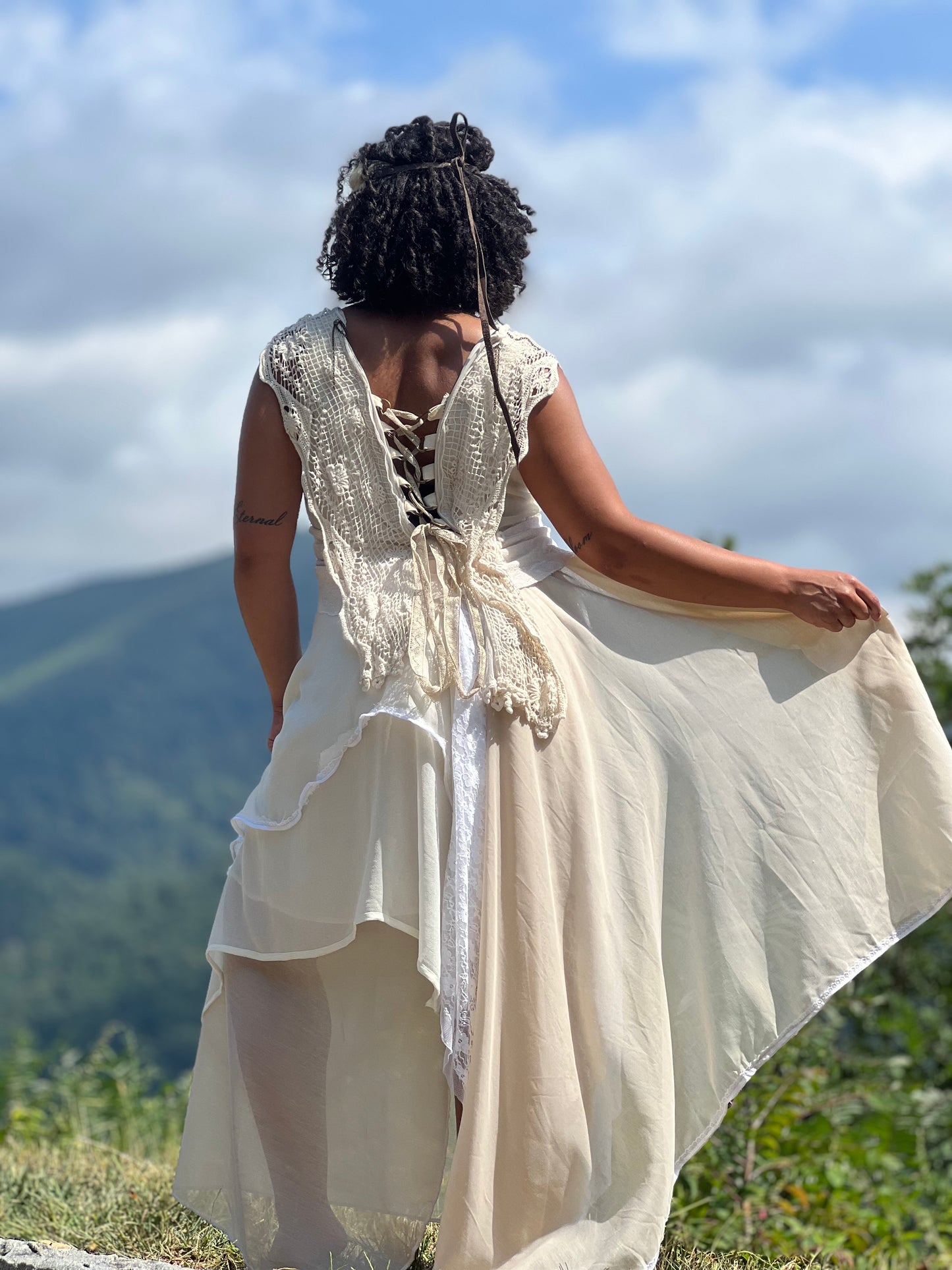 Lace Folk Ritual Gown