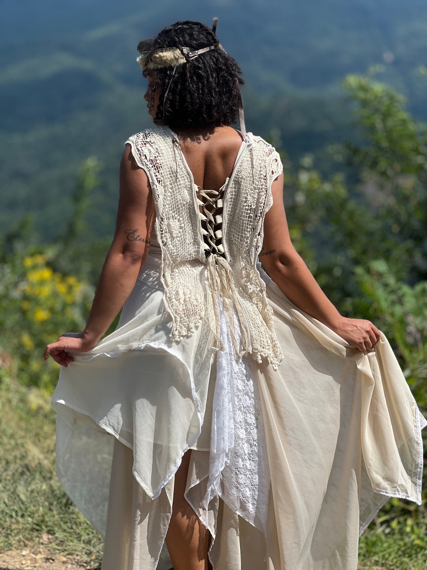 Lace Folk Ritual Gown