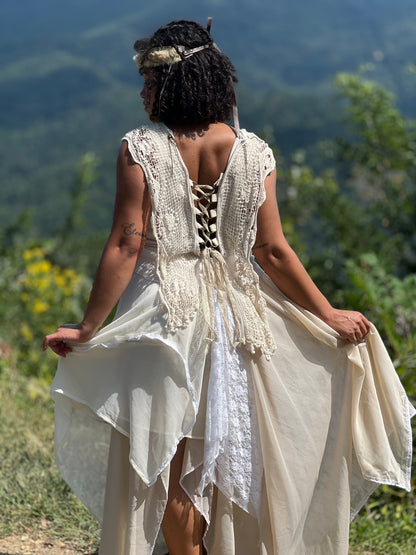 Lace Folk Ritual Gown