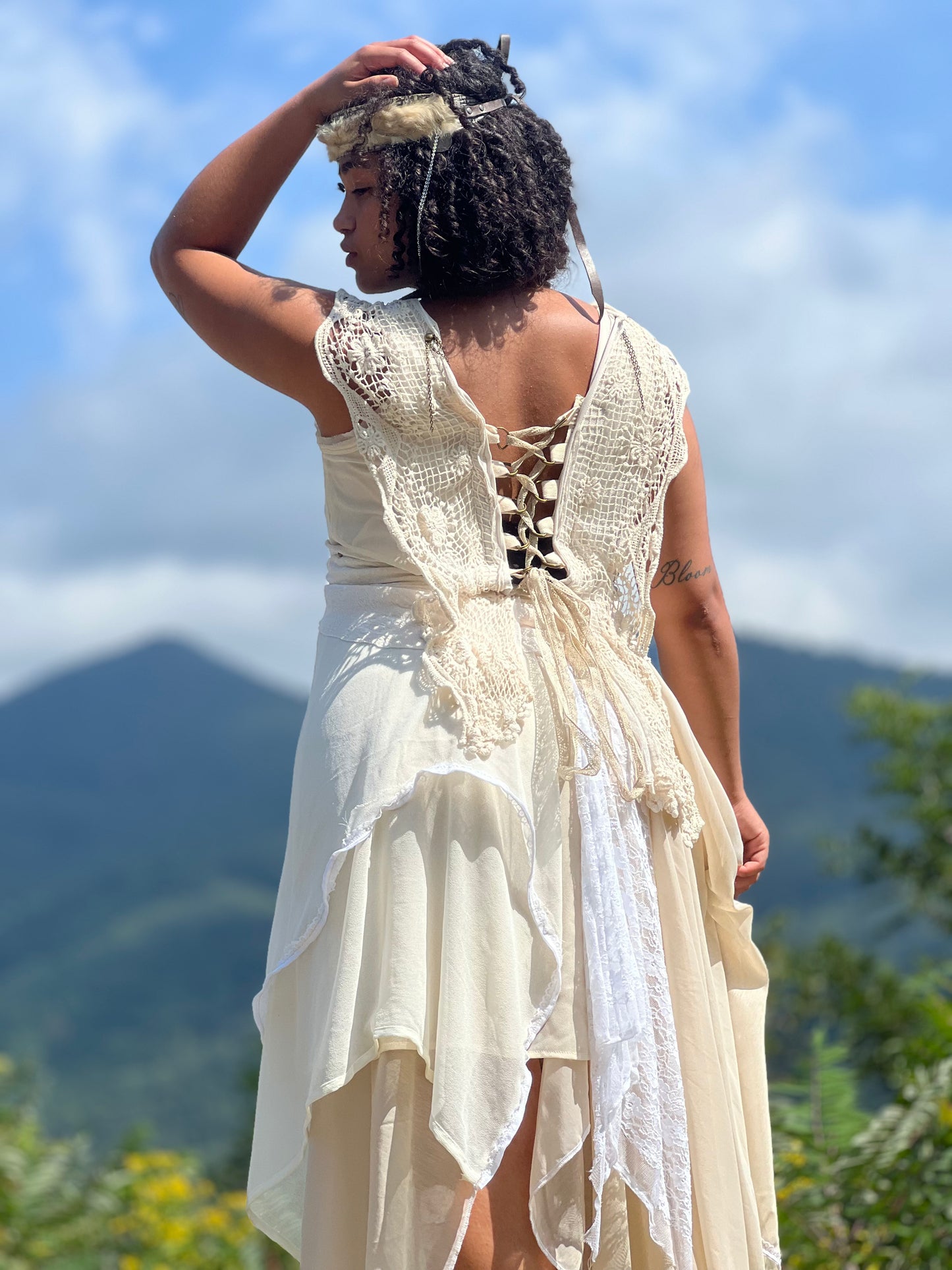 Lace Folk Ritual Gown