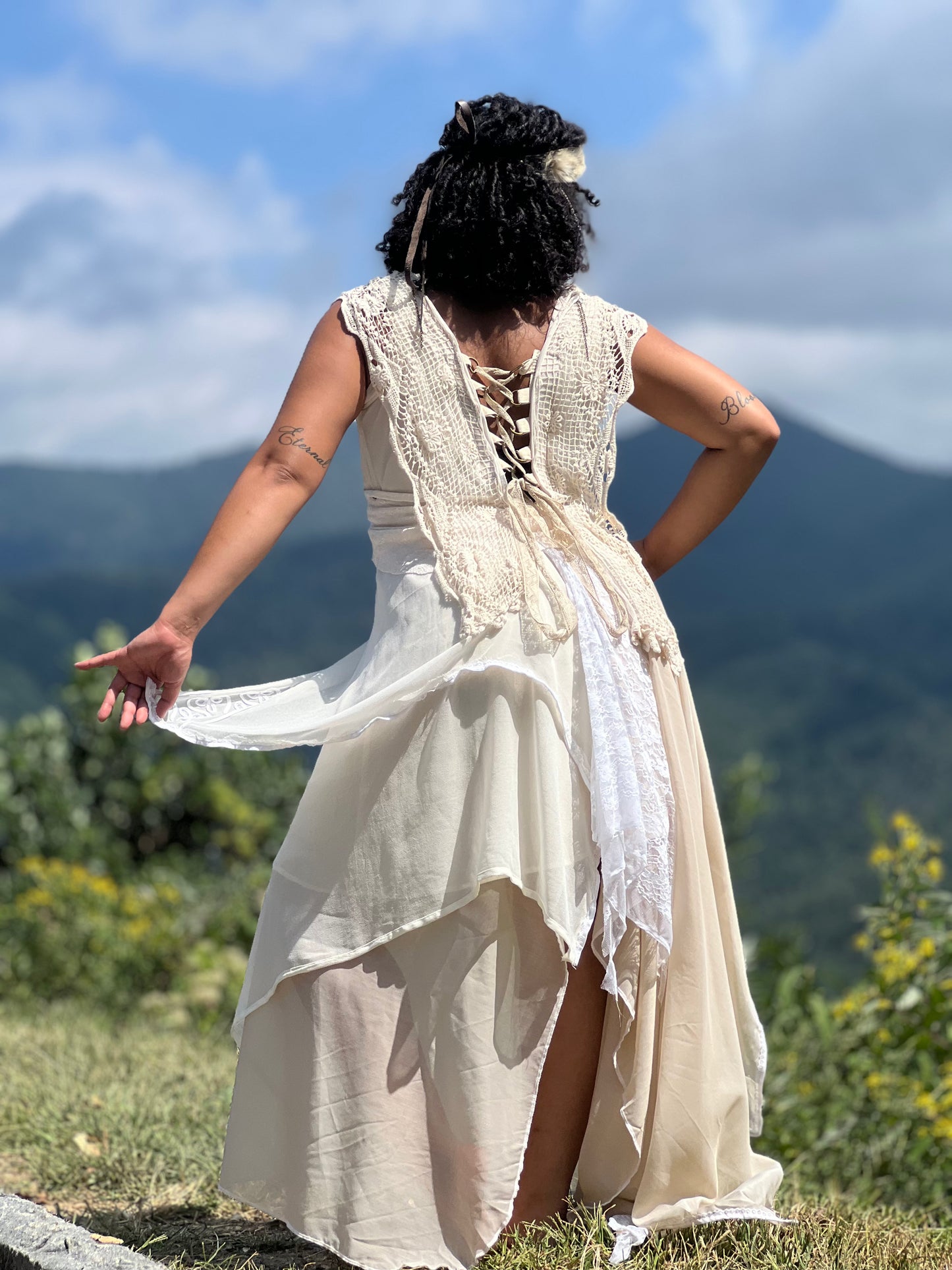 Lace Folk Ritual Gown