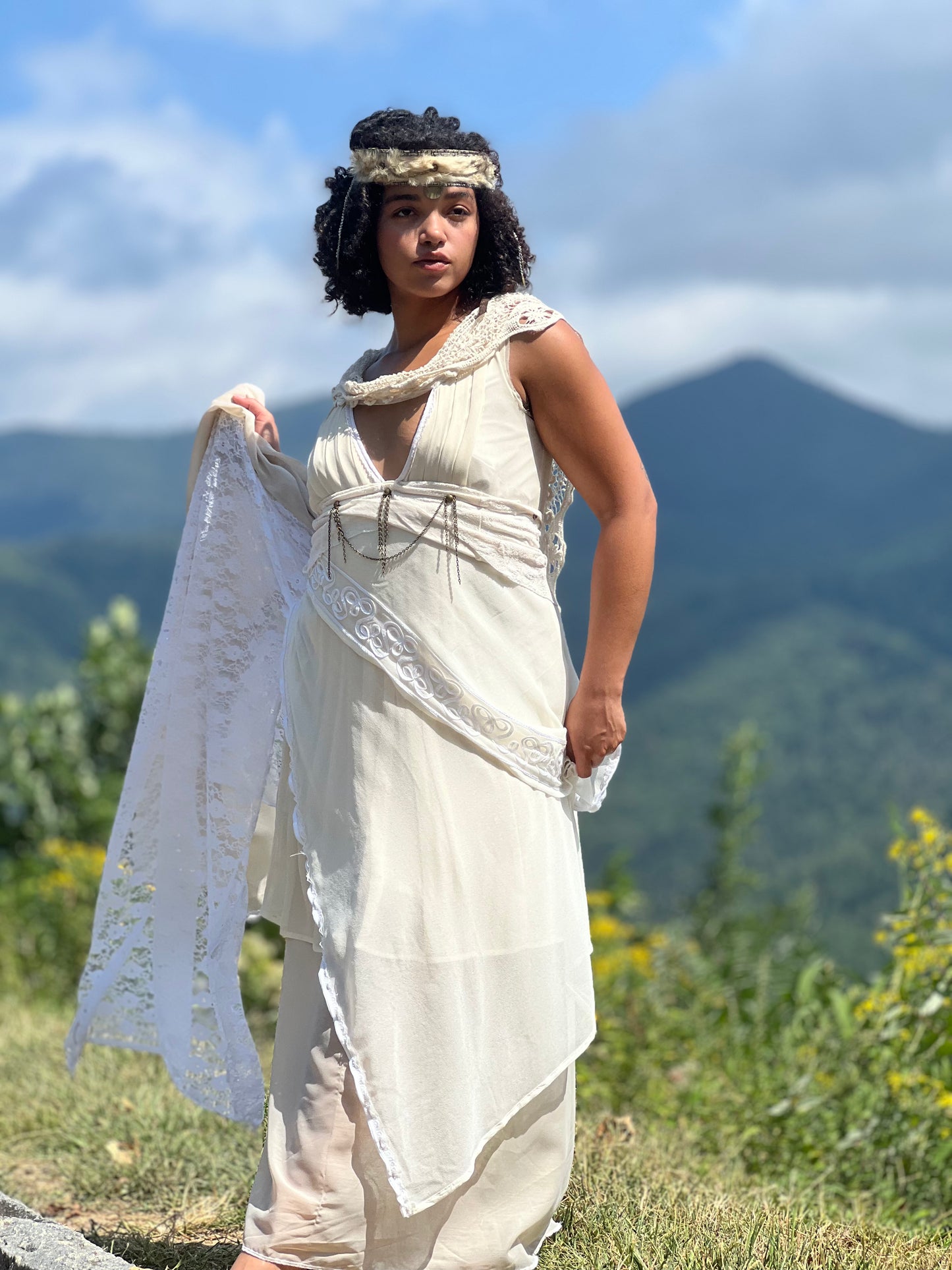 Lace Folk Ritual Gown