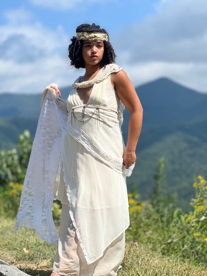 Lace Folk Ritual Gown