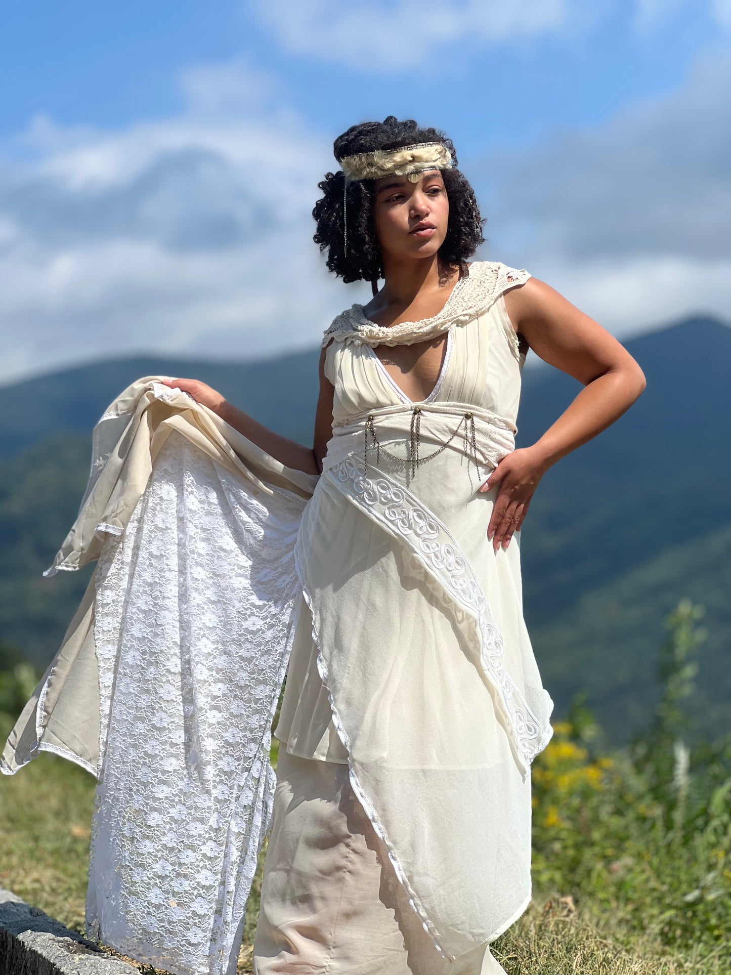 Lace Folk Ritual Gown