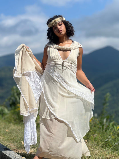 Lace Folk Ritual Gown