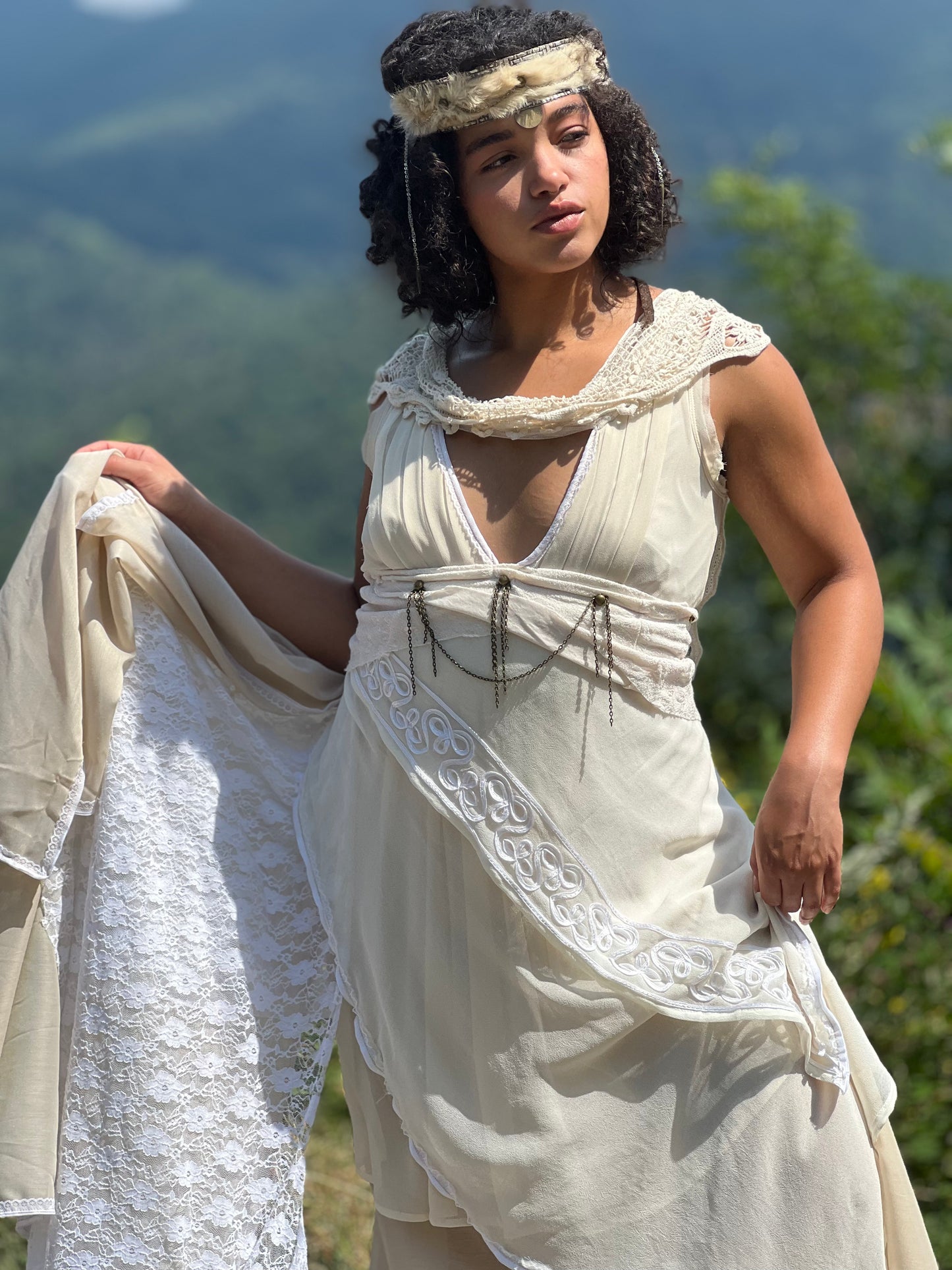 Lace Folk Ritual Gown
