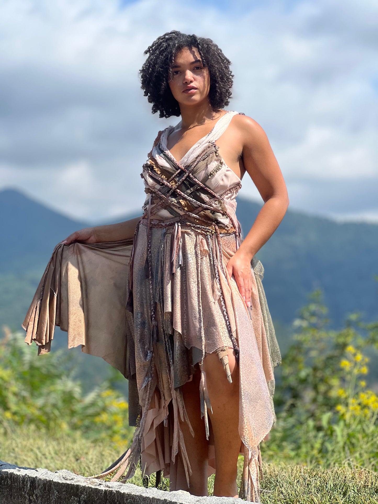 Braided & Tattered Faerie Dress