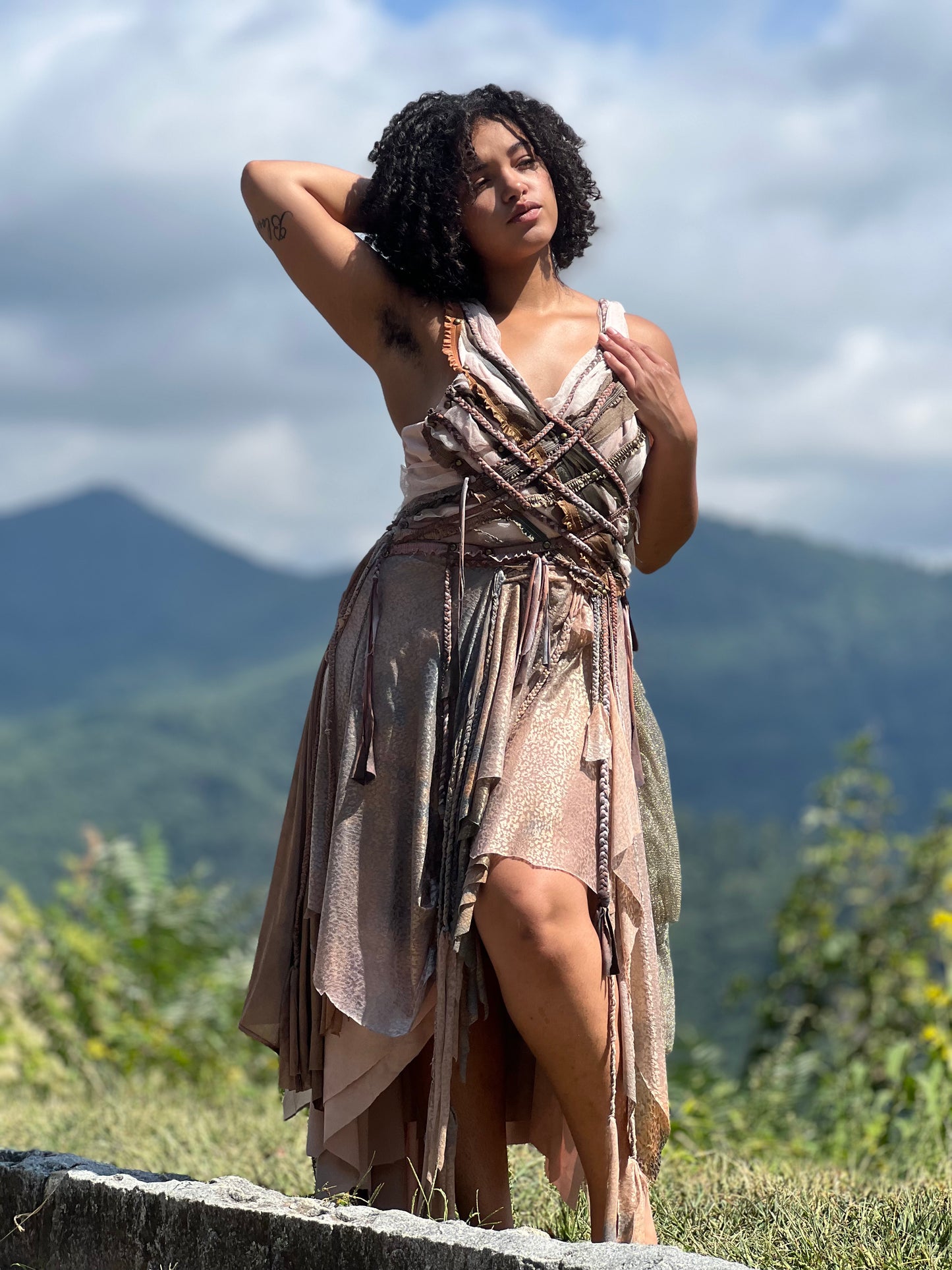 Braided & Tattered Faerie Dress