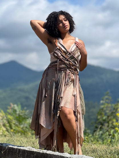 Braided & Tattered Faerie Dress