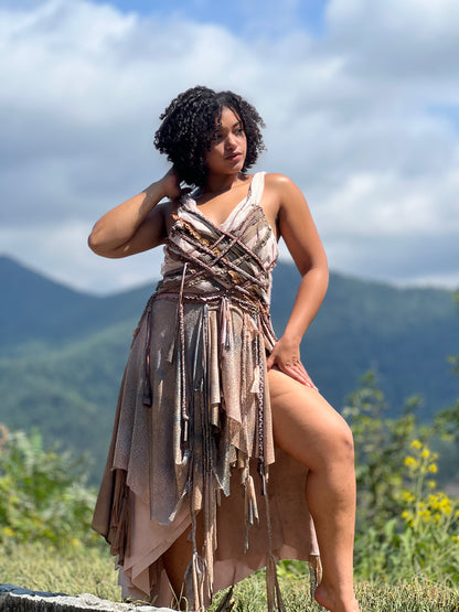 Braided & Tattered Faerie Dress