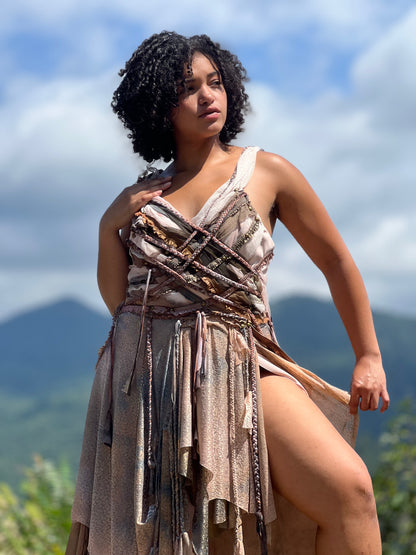 Braided & Tattered Faerie Dress