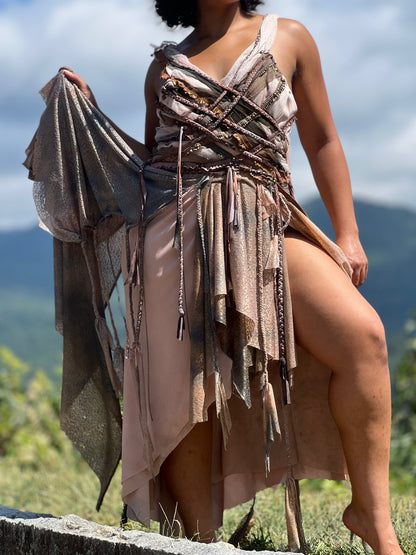 Braided & Tattered Faerie Dress