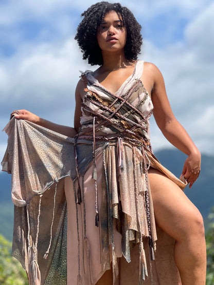 Braided & Tattered Faerie Dress