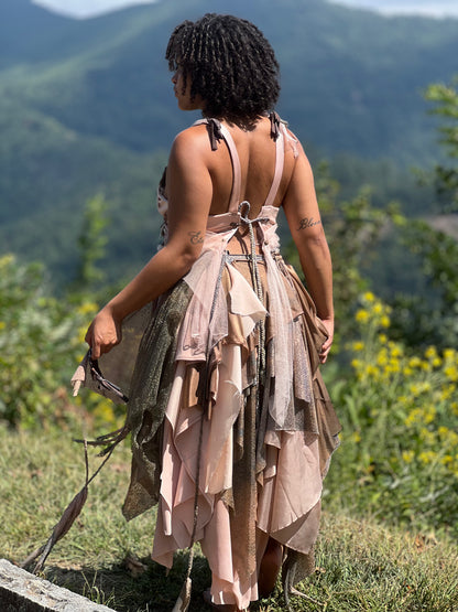 Braided & Tattered Faerie Dress