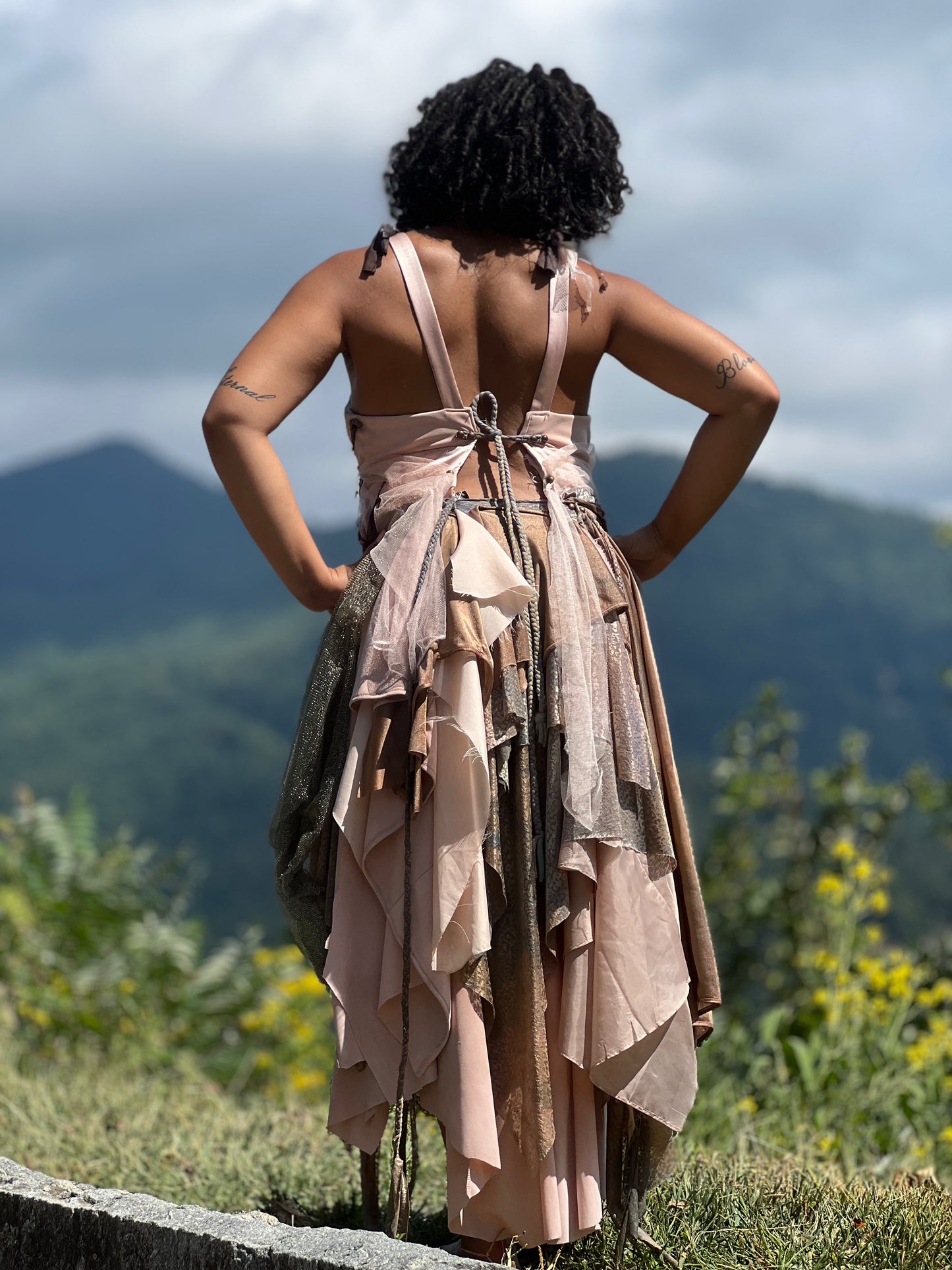 Braided & Tattered Faerie Dress