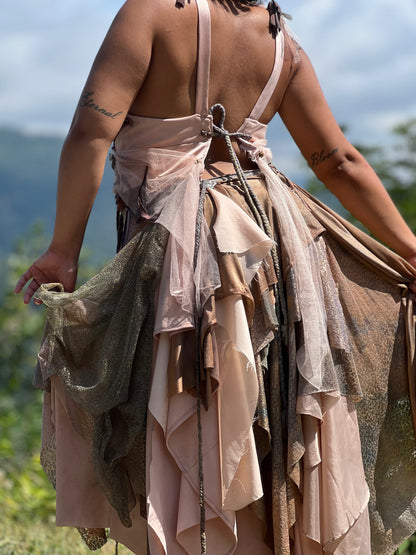 Braided & Tattered Faerie Dress