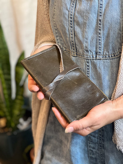 Slate Leather Billfold