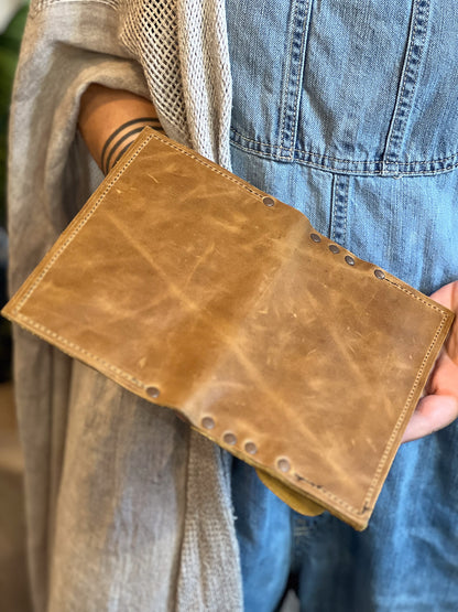 Brown Leather Billfold Wallet