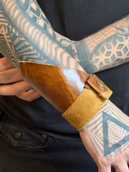 Sienna Scrap Leather Cuff