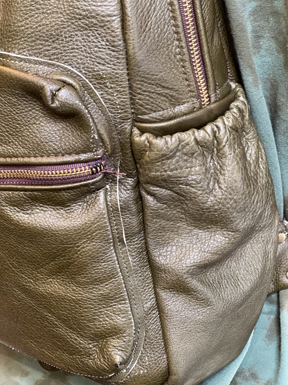 Jade Leather Luxury Backpack