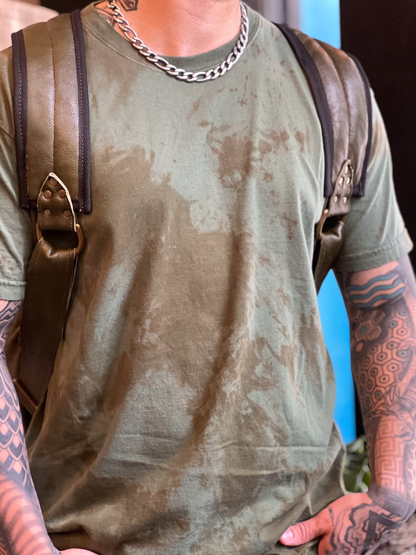 Jade Leather Luxury Backpack