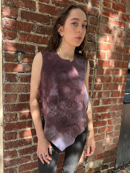 Upcycled Hand-Dyed Tank