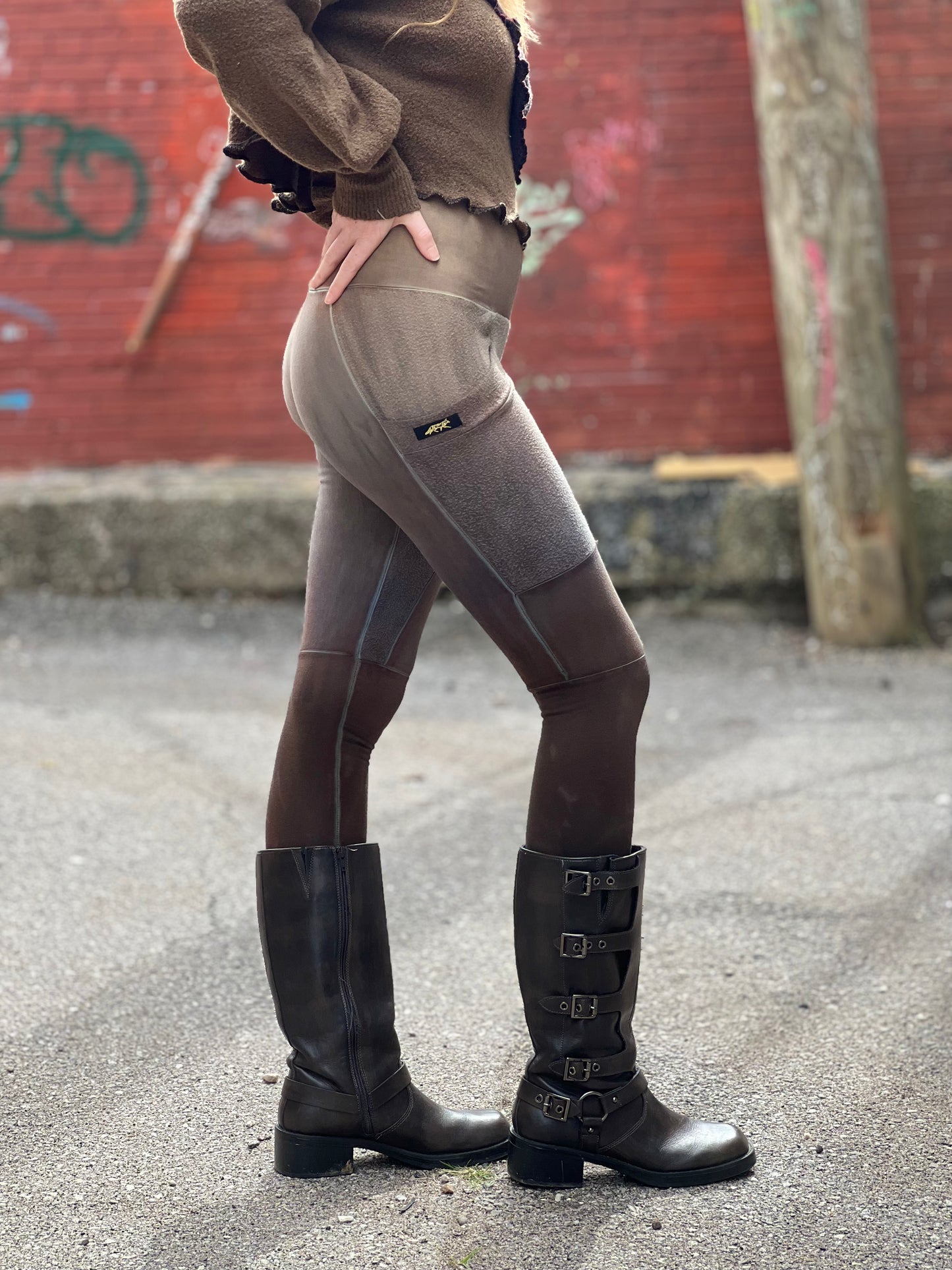 Forest Floor Crossfox Leggings (bamboo fleece)
