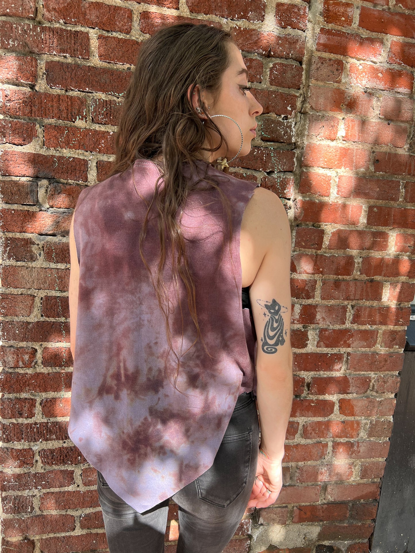 Upcycled Hand-Dyed Tank